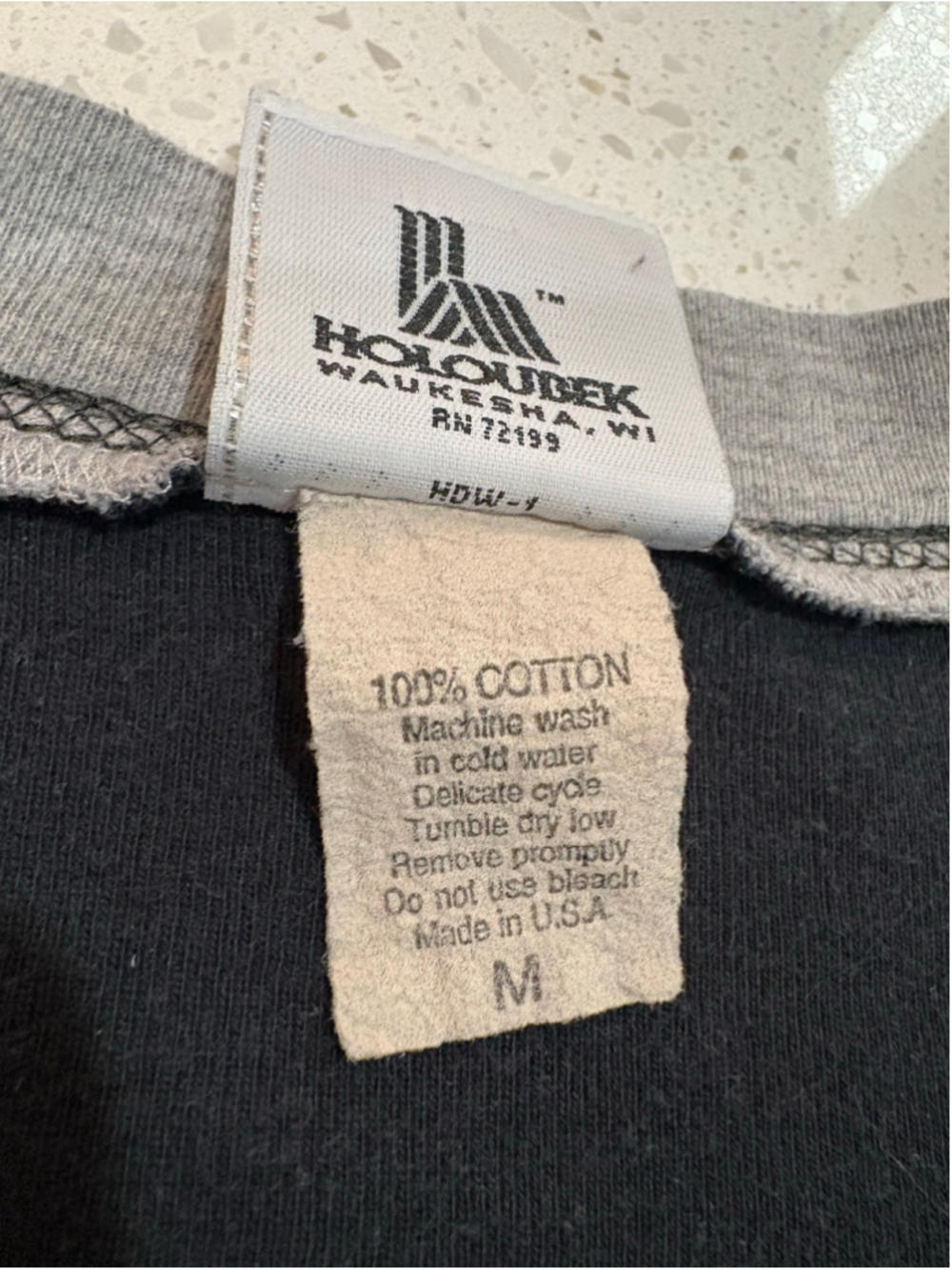 Vtg Harley Davidson Holoubek Raglan 3/4 Sleeve Shirt US M Pacific Hawaii - Picture 11 of 11